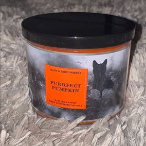 Bath & Body Works Purrfect Pumpkin Candle